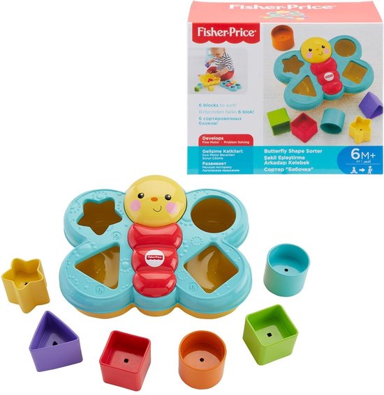Fisher-Price Vlinder Vormensorteerder - Vormenstoof van Fisher-Price