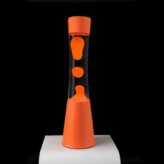 Fisura Grote Design Lavalamp met Oranje Lava - Oranje Nederland van Fisura