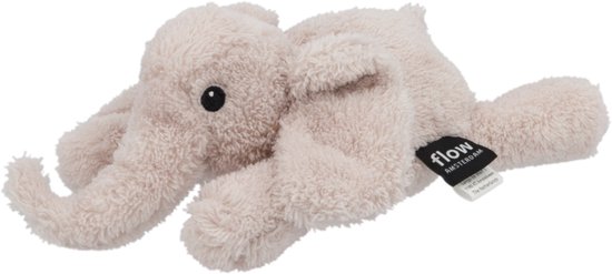 Flow Amsterdam - Knuffellampje - Olifant George - Blush - Rood & Wit licht - oplaadbaar van Flow Amsterdam