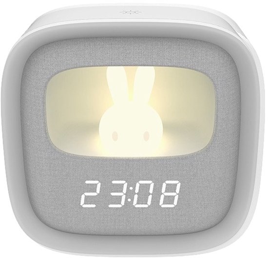 Forever Bunny Aurora Square LED Pure Light Kinderwekker / Nachtlampje