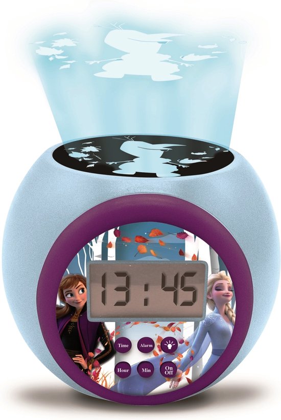 Frozen Disney Projector wekker met timer van frozen