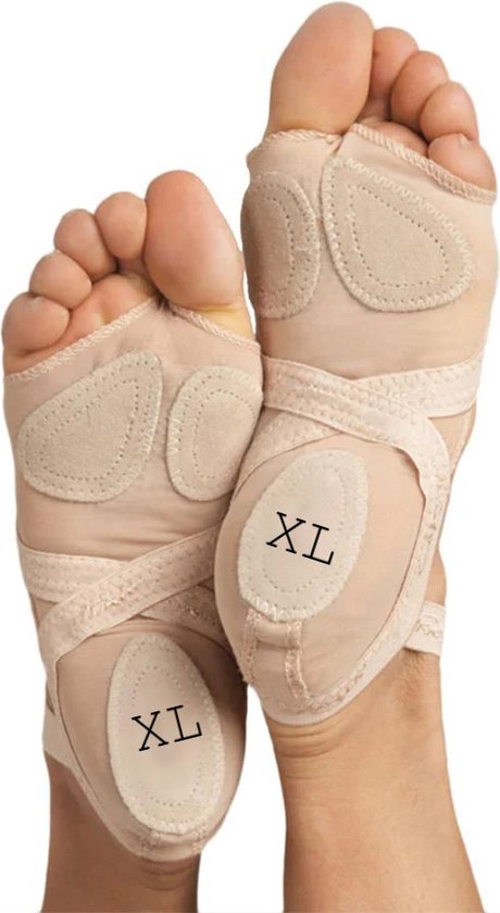 Full body Footundeez | dansvoetjes | voetbeschermer |  XL | schoenmaten 43/44/45 van Capezio