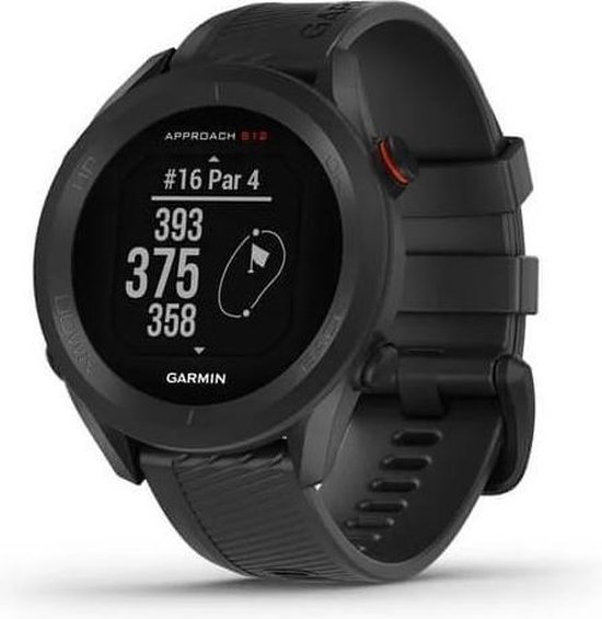 Garmin Approach S12 Smartwatch - Golfhorloge - Met GPS Tracker - Hoge Resolutie - 5ATM Waterdicht - Zwart van Garmin