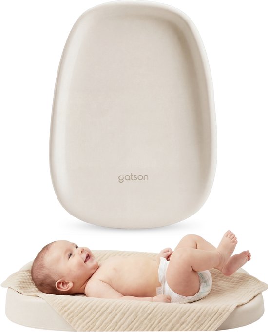 Gatson Aankleedkussen - Inclusief Hydrofiele Doek - Hygiënisch & Comfortabel Verschoonkussen - Verschoonmatje - Verzorgingskussen - Waskussen Baby - Verschoningsmatje - Verschoningskussen - Babyshower