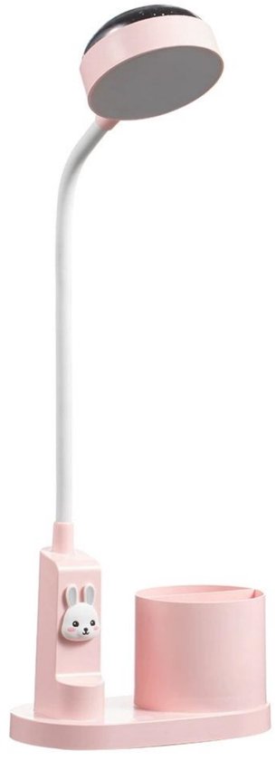 GELLDG Tafellamp - Penhouderlamp met Creatieve Projectie - 17x8.5x4.4cm - Multifunctionele LED Leeslamp - Geschikt voor Kinderkamer en Studie - Kunststof - 1 Stuk van GelldG