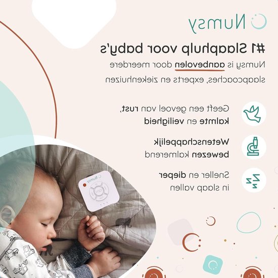 Geluidsmachine Baby - Slaaphulp Geluid - Baby Slaap - 21 Natuurlijke Geluiden - 8x8x4.2 cm - Wit