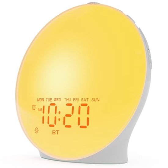 Geluidsmachine met lichteffecten, Bluetooth-luidspreker en slaapfuncties - Ideaal voor slaapkamer