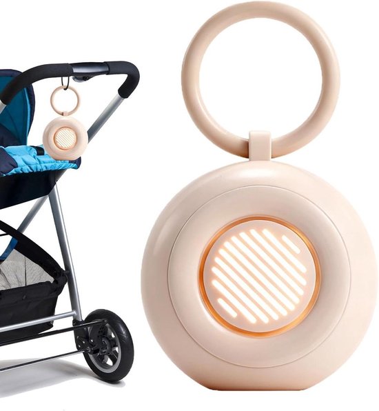 Geluidsmachine Nachtlampje - Slaap Geluiden - Ontspannen Slapen - 15 Rustgevende Geluiden - Compact Draagbaar - Wit
