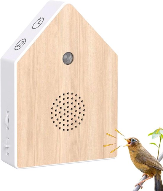 Geluidsmachine Slaap - Ontspannende Speaker - Rust Bevorderen - Bewegingssensor - 16 x 14 x 1 cm - Wit