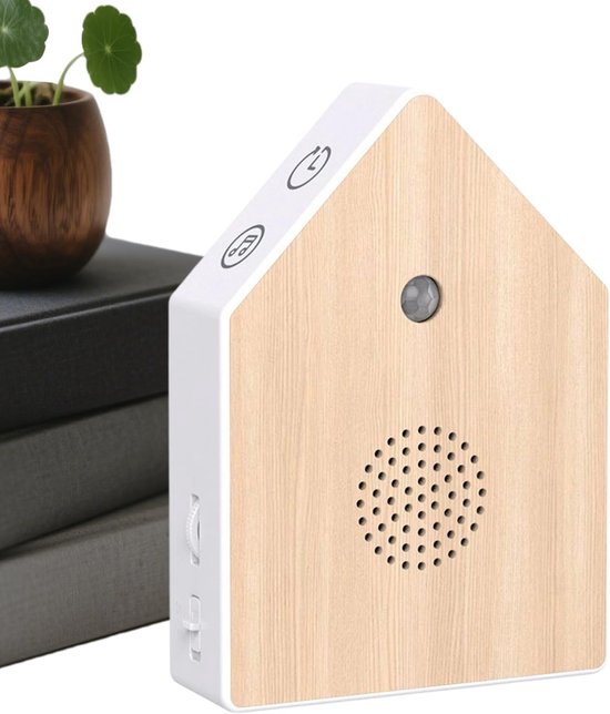 Geluidsmachine - Slaap Speaker - Ontspanning Bevorderen - Bewegingssensor - 11 x 3.8 x 15 cm - Wit