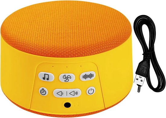 Geluidsmachine | Slaapmachine Wit Geluid Geluid - Draagbare Elektronische Gadgets met Auto-Off Timer Functie Oplaadbaar voor Volwassenen Baby Kinderen Rustgevende Meditatie van Merkloos