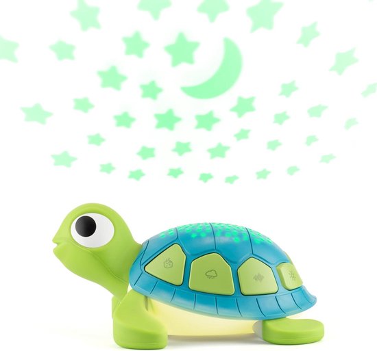 Geluidsprojector met Sterrenlicht - Nachtlampje Baby - Rustige Slaap - 20 Slaapgeluiden - 16.5 x 15.2 x 8.3 cm - Groen