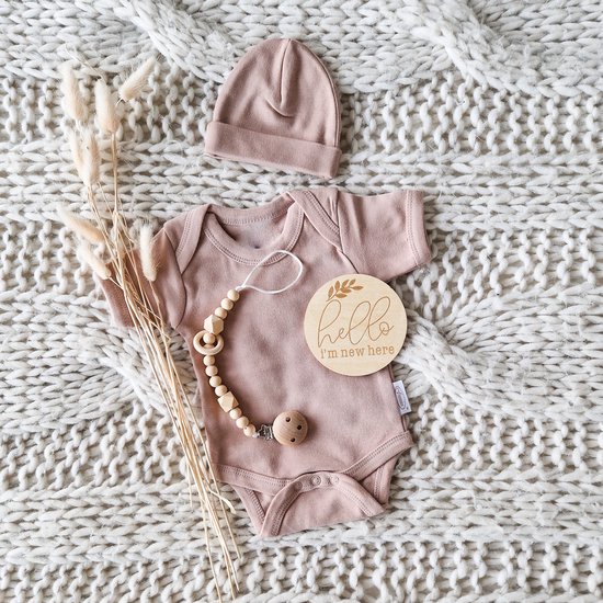 Gioia Giftbox essentials xs pinkstone - Meisje - Babygeschenkset - Baby cadeau - Kraammand van Gio