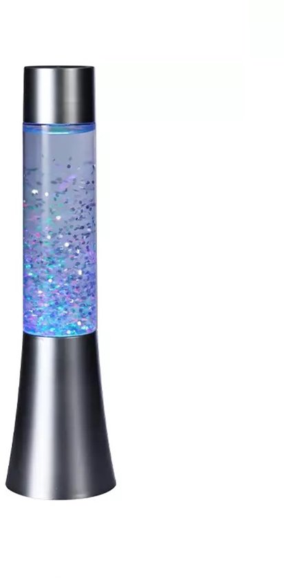 Glitterlamp Retro met 7 veranderende Kleuren-LED