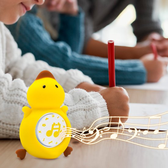 GoGoldPro White Noise Machine Baby - Eend - Slaaptrainer met 20 Geluiden & Nachtlamp - Draagbare Geluidstherapie - Timer & USB-C Oplaadbaar - Slaaphulp Baby & Volwassenen van Merkloos