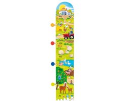 Goki meetlat boerderij - groeimeter voor kinderen met dieren.