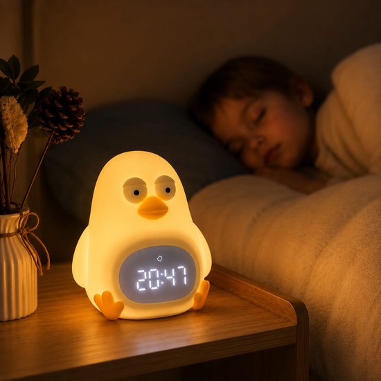 Goldenberry® Chicken Kinderwekker & Nachtlampje – Dimbaar Licht – USB-C Oplaadbaar – Zachte Slaaphulp voor Kinderen & Peuters – Slaaptrainer van Merkloos