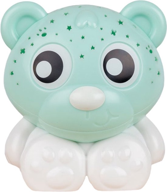 Goodnight Bear Night Light and Projector (Mint & White) van Playgro