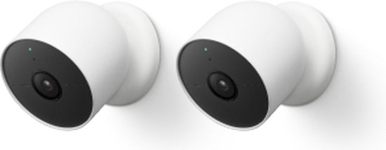 Google Nest Cam Rond IP-beveiligingscamera Binnen & buiten 1920 x 1080 Pixels Muur van Google Nest
