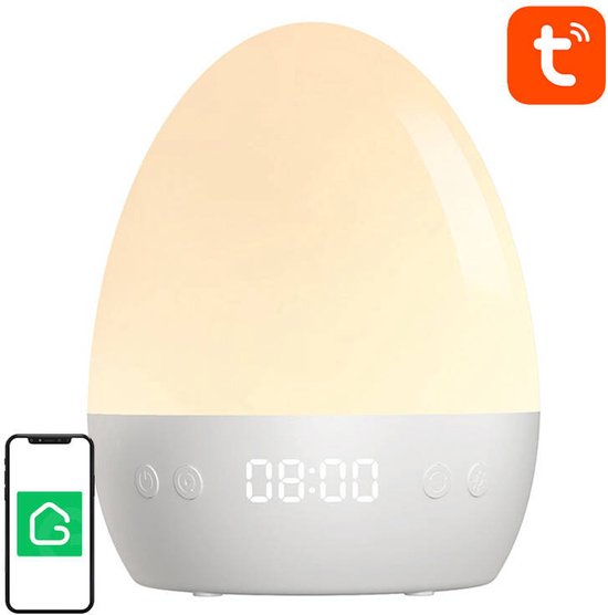 Gosund Smart Nachtlamp Wifi Rgbw Lb2S Voor Tuya Met Functie van Merkloos