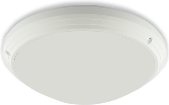 Groenovatie LED Plafondlamp - 15W - Rond - 260x85 mm - Waterdicht IP54 - Warm Wit van Groenovatie