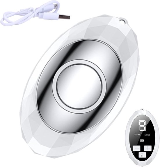 Handheld ontspanningsapparaat, intelligent draagbaar slaaphulpmiddel voor stressverlichting en kalme focus, compact mini ontspanningsapparaat voor thuis en reizen