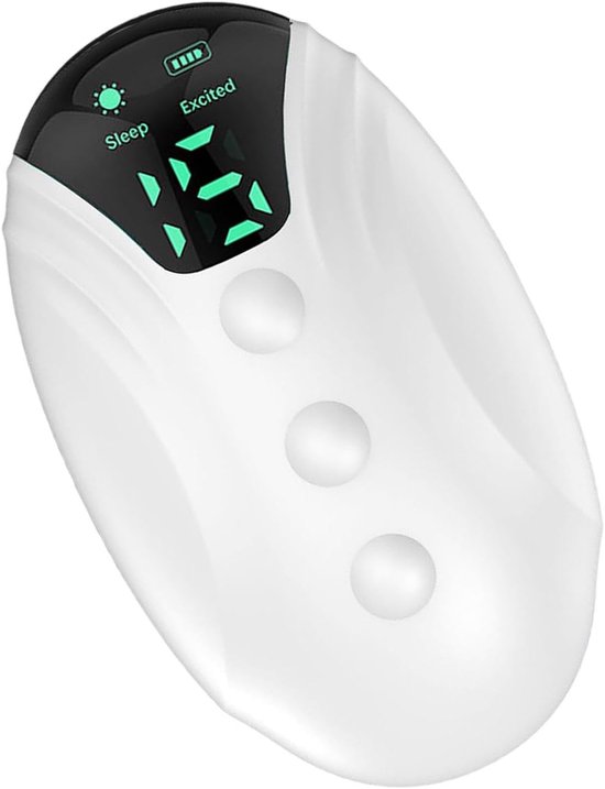 Handheld slaapapparaat - draagbaar slaaphulpmiddel | Microcurrent Sleep | Helper Tool, USB opladen intelligent slaapapparaat, verbetert diepe slaap apparaat - wit