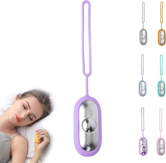 Handheld slaaphulpmiddel - Slaapapparaat - Slaaphulpmiddel - Verlicht slapeloosheid en stress - Verbeter de diepe slaap - Val snel in slaap - Paars van Flowtime