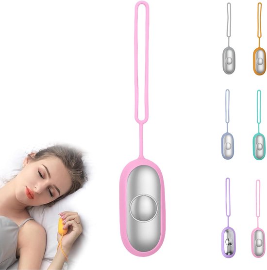Handheld slaaphulpmiddel - Slaapapparaat - Slaaphulpmiddel - Verlicht slapeloosheid en stress - Verbeter de diepe slaap - Val snel in slaap - roze van Luowice