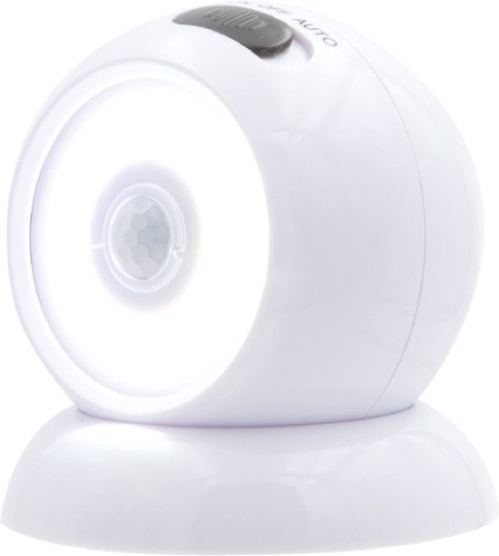 HandyLUX Lightball - 360 graden draaibare Power-LED lamp - bewegingssensor - magnetisch van Merkloos