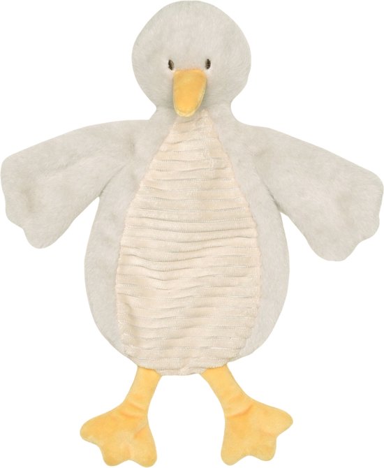 Happy Horse Gans Glen Knuffeldoek 23 cm - Ecru - Baby cadeau van Happy Horse