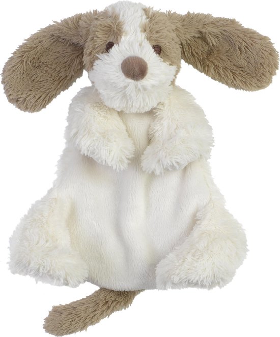 Happy Horse Hond David Knuffeldoekje - Wit/Beige - Baby cadeau van Happy Horse