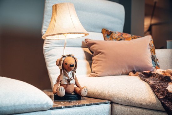 Happy Lamps - Lampen - lamp - kinderkamer - Hand gemaakt - Charles De avontuurlijke beer van Happy Lamps