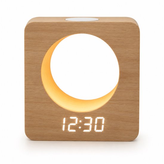Havasta Wake-Up Light – Lichtwekker – Slaapwekker – Nachtlampje – Digitale Wekker met Zonsopgangsimulatie – Sfeerlamp voor een Gezond Slaapritme van Merkloos
