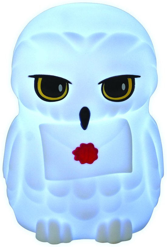 Hedwig 3D Design White Smooth Lighting Pocket Pocket Night Light ongeveer 13 cm van Merkloos