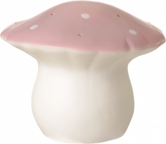 Heico - Heico Lamp Paddenstoel Medium Vintage Roze van Merkloos