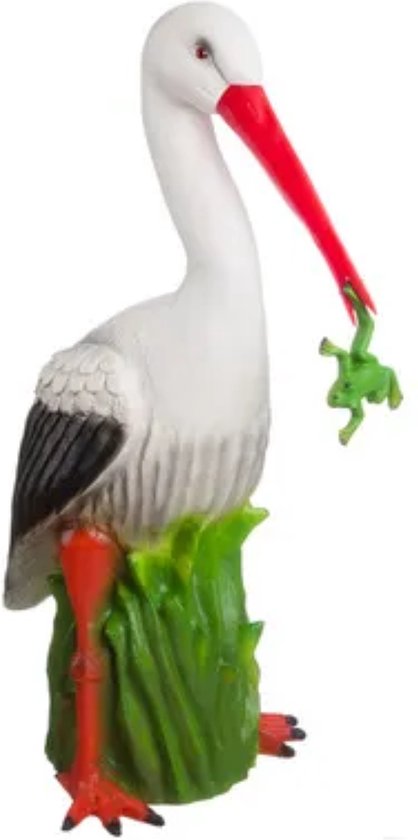 Heico lamp - Ooievaar met kikker van Heico