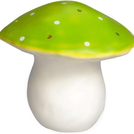 Heico Lamp - Paddenstoel Groot (30cm) - Lichtgroen van Merkloos