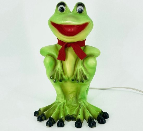 Heico - nachtlamp - kikker met sjaal van Heico