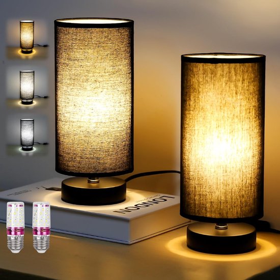 HEZIVO® Bedlampjes Hoofdbord - Leeslamp voor in Bed - Nachtlampje Slaapkamer - Lamp op Nachtkastje - Set van 2 van Merkloos