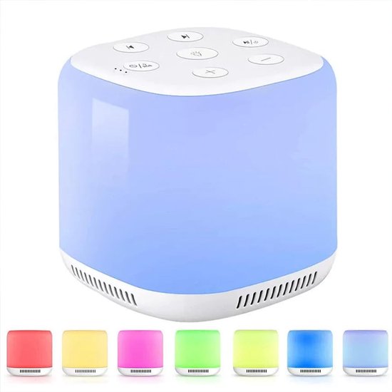 High-fidelity Sound White Noise Machine voor baby's met een time-outfunctie is uitgerust met 34 niet-cyclische natuurlijke muziek
