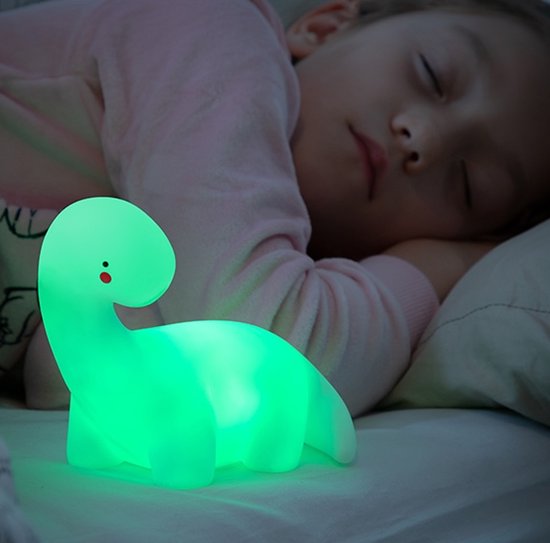 HighHome - Dinosaurus Lamp - 4 Kleuren - Dino Led Nachtlamp - Nachtlampje Kinderen van HI