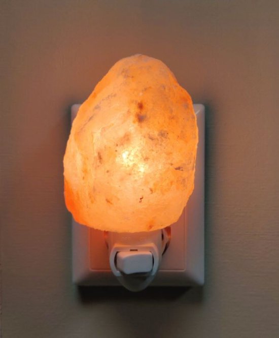 Himalaya zout nachtlampje - Naturel - Stekkerlampje van HI