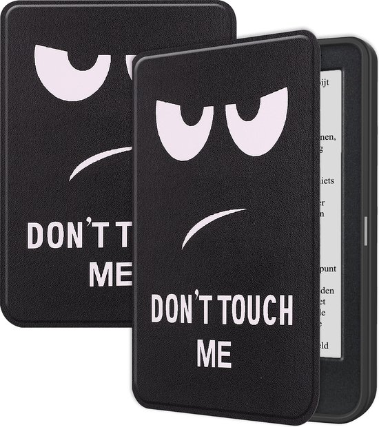 Hoesje Geschikt voor Kobo Clara BW Hoes Bescherm Hoesje Case Sleep Cover - Hoes Geschikt voor Kobo Clara BW Hoesje - Don't Touch Me van Hoesje 
