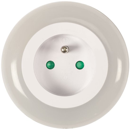 Home Deco Kids LED nachtlamp met lichtsensor - kinderkamer - extra stopcontact - energiebesparend van Merkloos