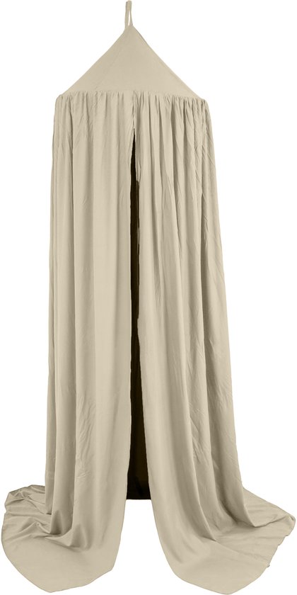 Honeybears Klamboe Creme 270CM – Baby klamboe meisjes/jongens- Katoen – Polyester – Hemeltje -Kinderklamboe – Baby Sluier - Bedtent
