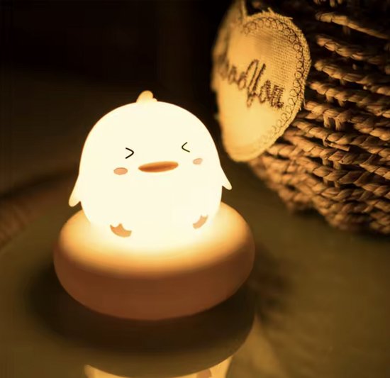 Honeybears – Oplaadbaar nachtlampje – Nachtlampje baby - Dimbaar Bedlampje - Draadloos kinder nacht lampje - Touch to dim- Kuiken van Honeybears