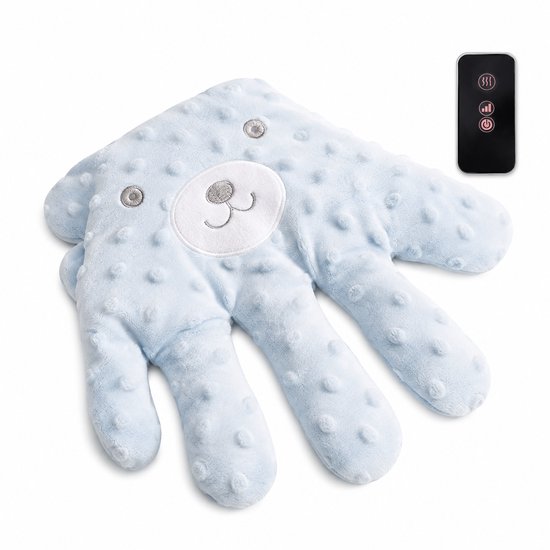 House Of Atelier - Anti angst handschoen voor baby's - Slaaptrainer - Slaaphulp - Baby - Electrisch Slaapkussen - Blauw
