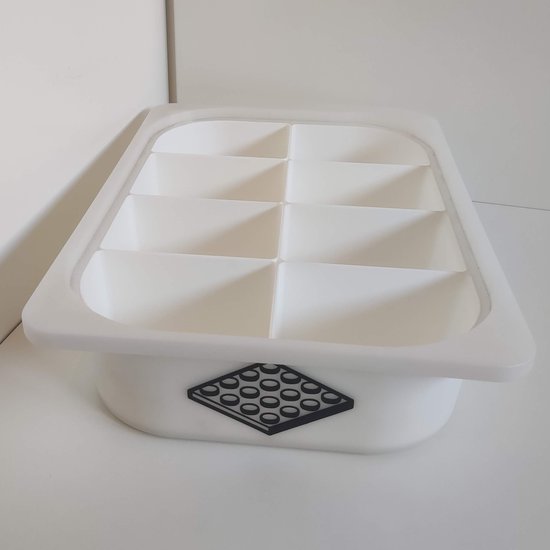 Ikea Trofast bakjes - Model 8A wit van Prikkelpret