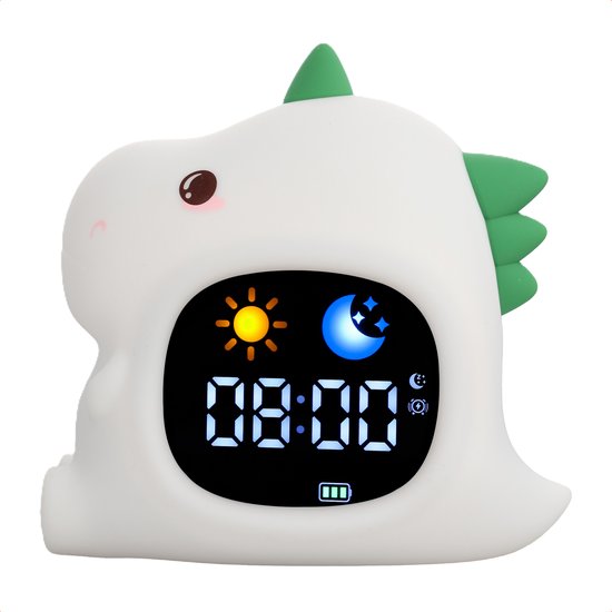 imoshion Kids Slaaptrainer - Nachtlampje met Speaker - Kinderwekker - Dino van imoshion